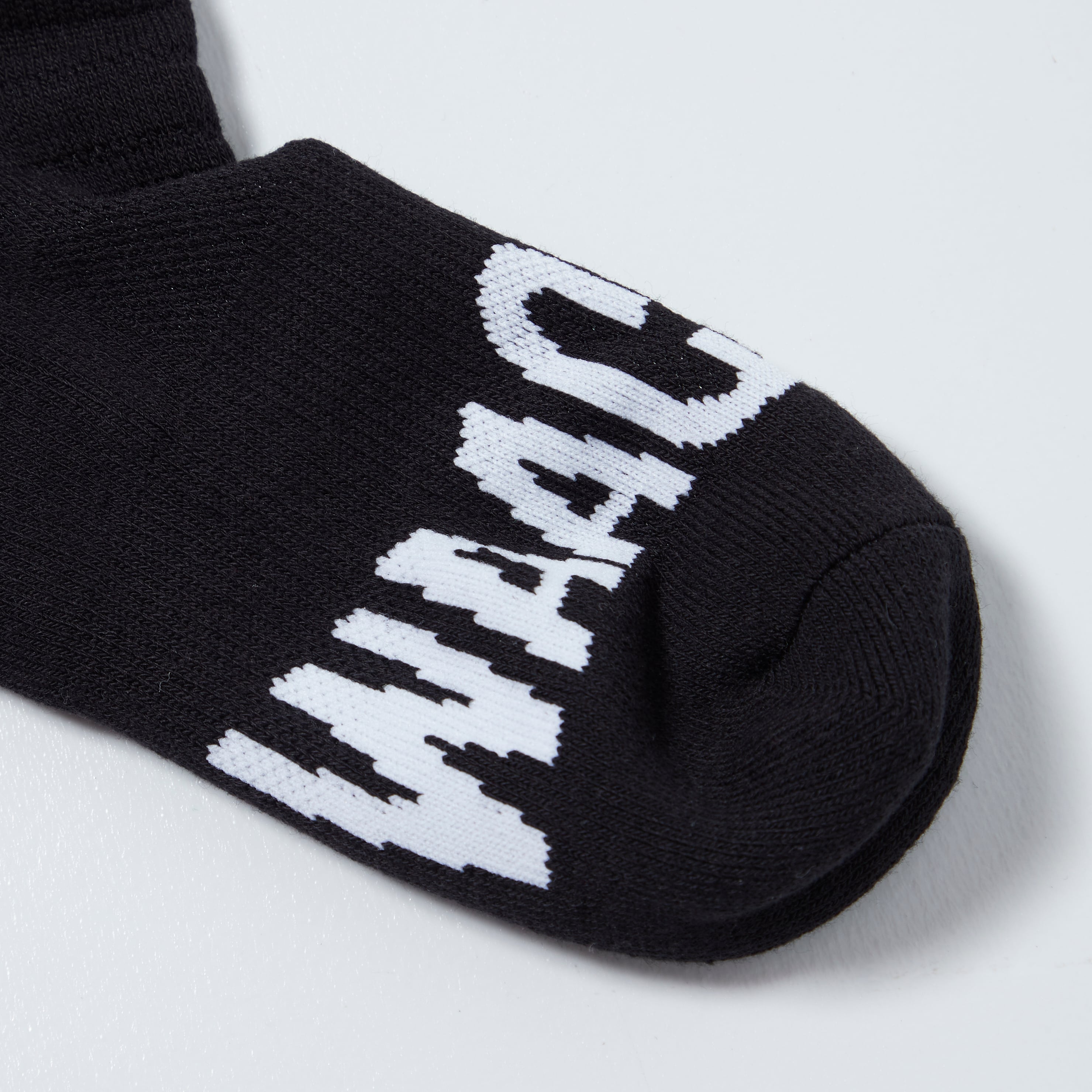 WOMEN ヒールプロテクト 3Dショートソックス ブラック