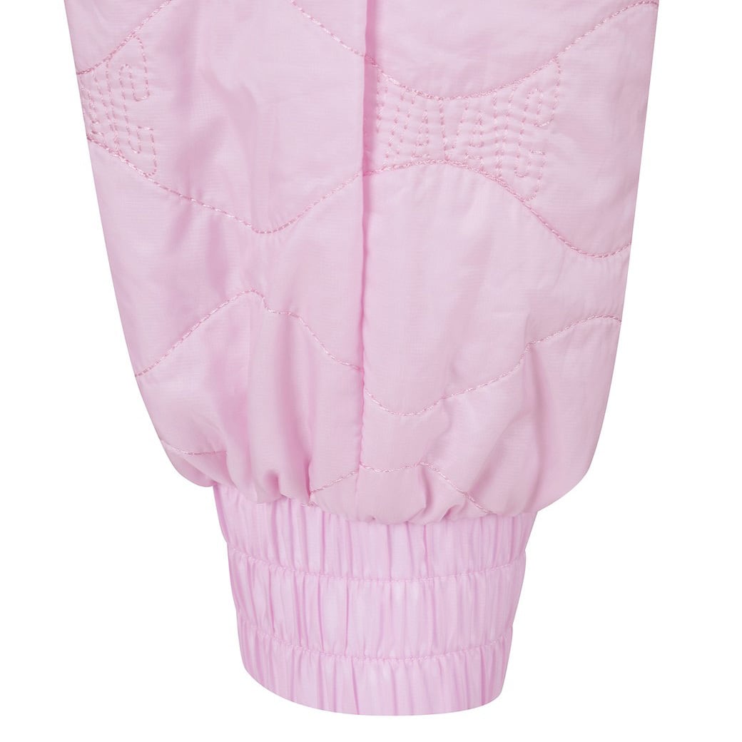 WOMEN パッド入り キルティング ルーズフィットジョガーパンツ