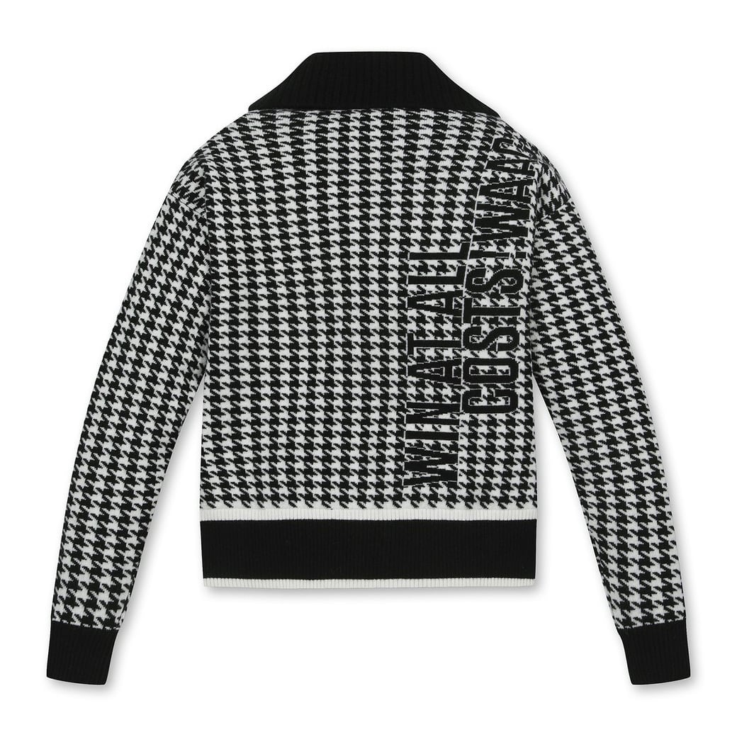WOMENS 千鳥格子プルアップニット 072324173