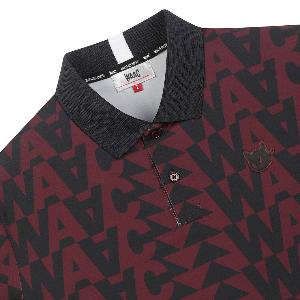 MEN シーズンパターン 半袖ポロシャツ