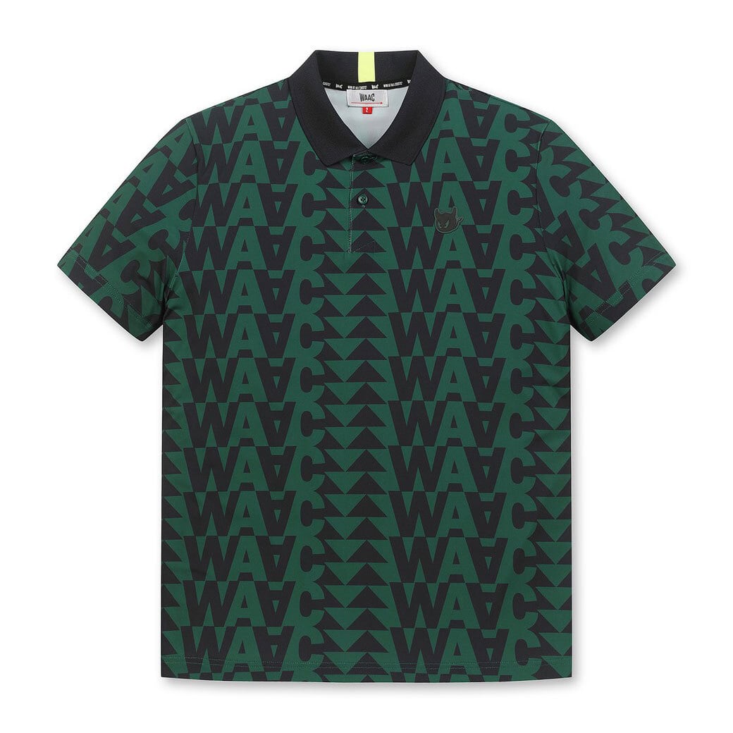 MEN シーズンパターン 半袖ポロシャツ