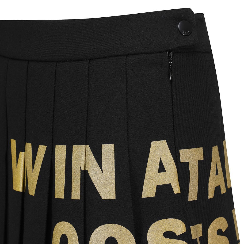 WOMEN ゴールドポイント プリーツキュロットスカート