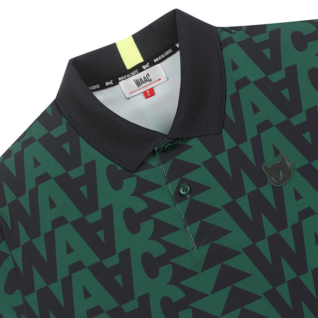 MEN シーズンパターン 半袖ポロシャツ