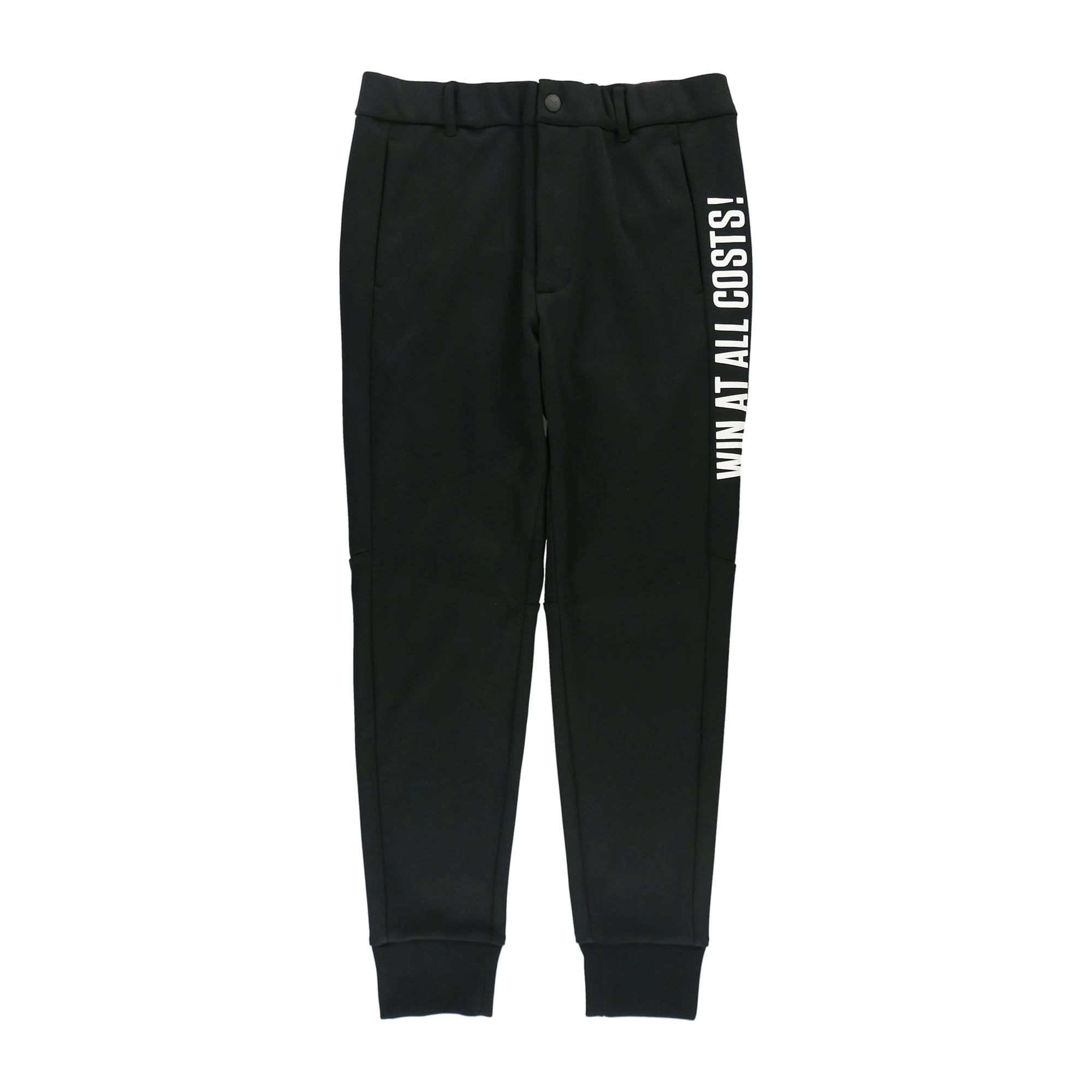 【セットアップがおすすめ】MENS SIN SANDANスムース ロングパンツ ブラック/072232410