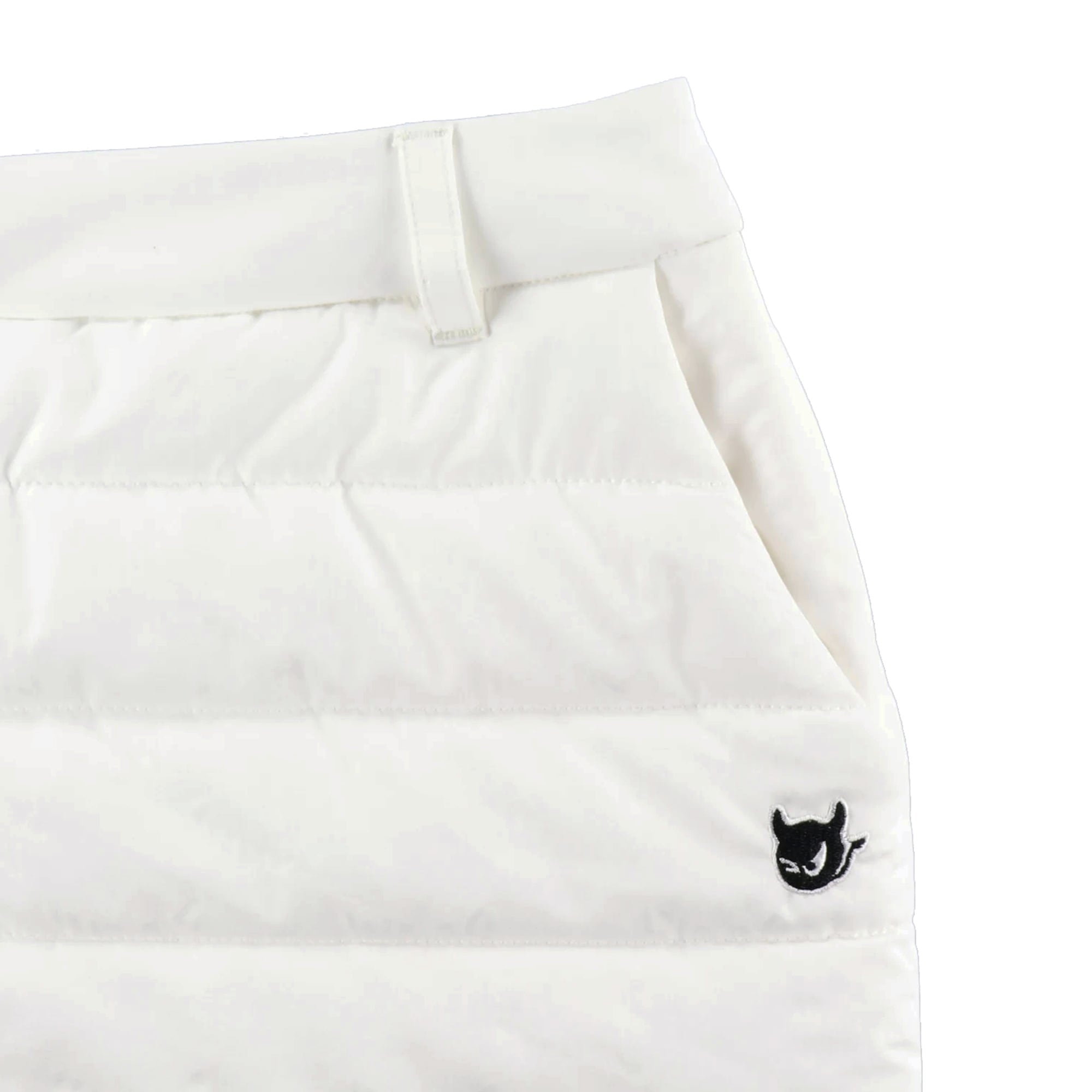 WOMEN 中綿ロゴエンボス スカート