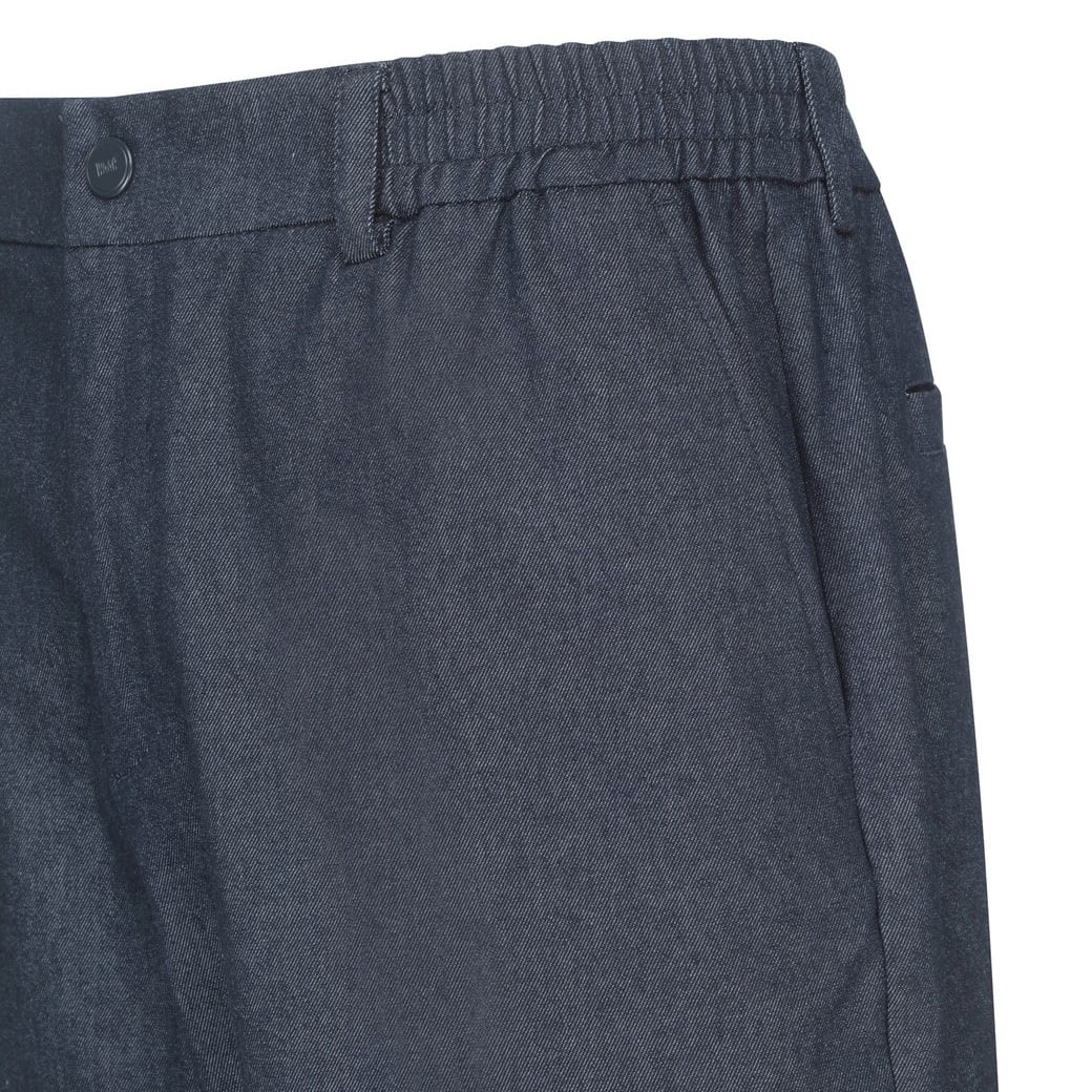 MEN コットンデニムショートパンツ インディゴブルー