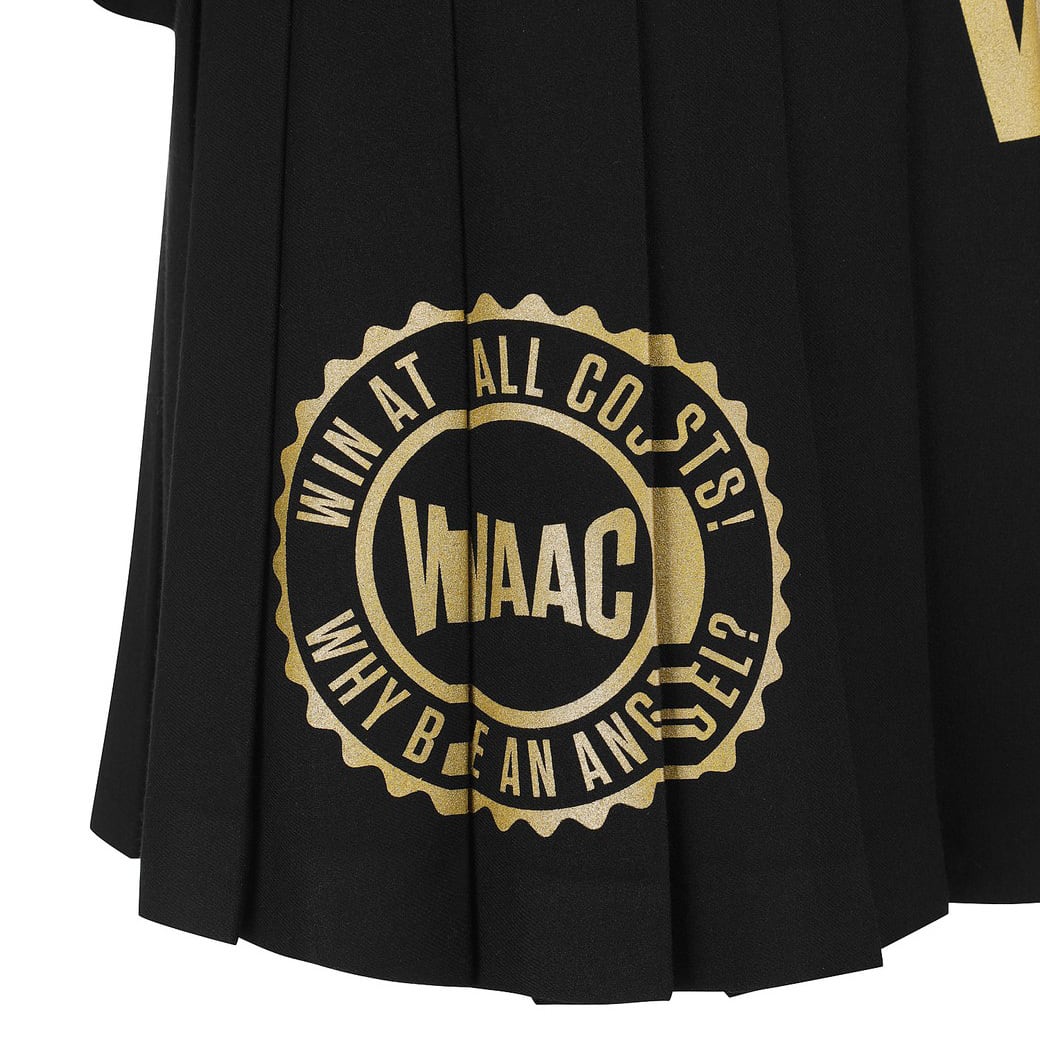 WOMEN ゴールドポイント プリーツキュロットスカート